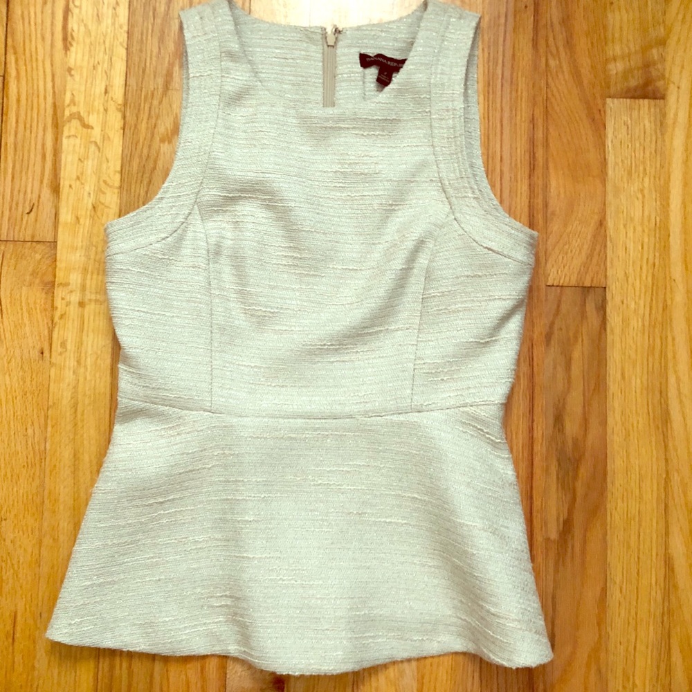 Banana Republic peplum top